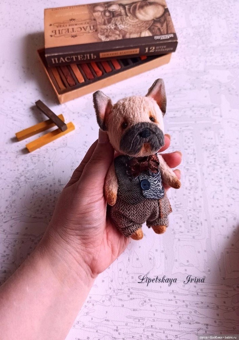 Бульдожка с выкройкой от Ирины Липецкой (фото 2)