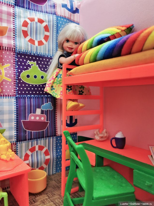 Детская комнатка с напечатанной мебелью (фото 3)