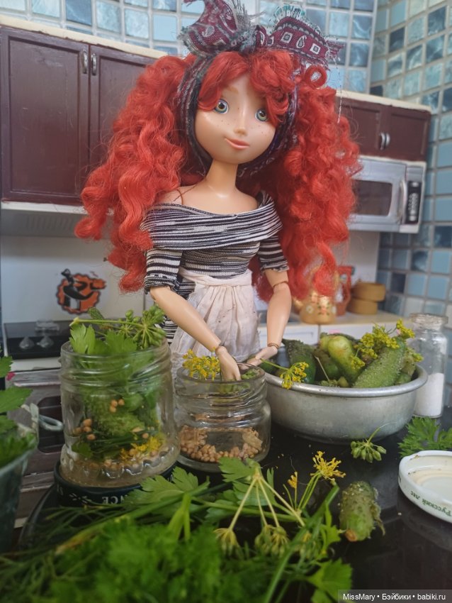 Маринуем огурцы 🥒🥒🥒 — Куклы Disney Animators и Принцессы Диснея: Disney Store