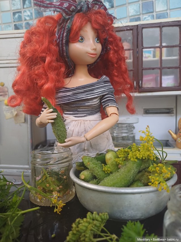Маринуем огурцы 🥒🥒🥒 — Куклы Disney Animators и Принцессы Диснея: Disney Store