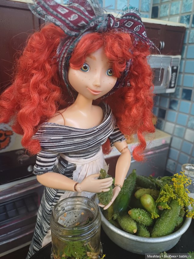 Маринуем огурцы 🥒🥒🥒 — Куклы Disney Animators и Принцессы Диснея: Disney Store