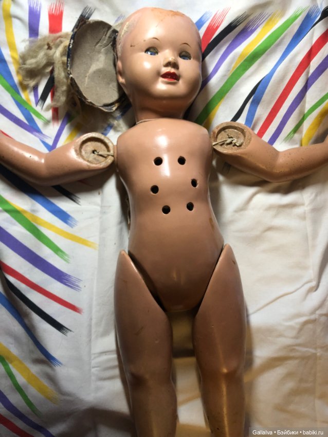 Ремонт старой куклы — Редкие антикварные куклы и реплики: воск