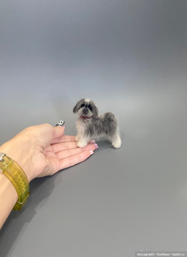 Дворняжка — Валяные игрушки из шерсти: сухое валяние (фото 3)