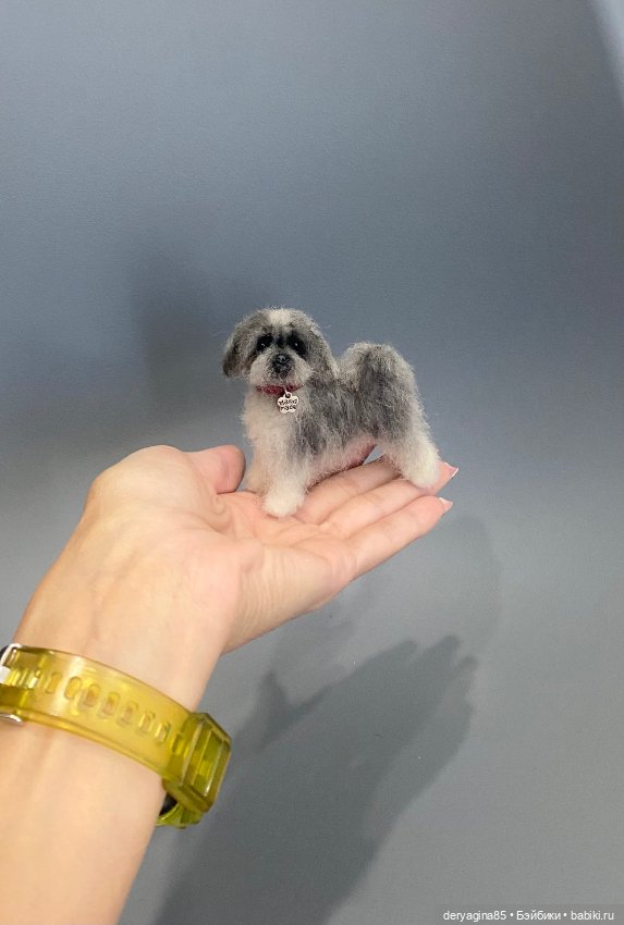 Дворняжка — Валяные игрушки из шерсти: сухое валяние (фото 2)