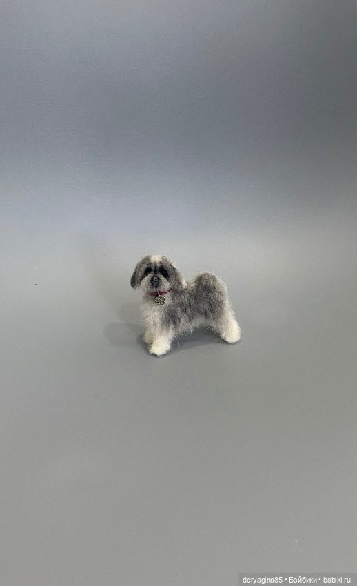 Дворняжка — Валяные игрушки из шерсти: сухое валяние (фото 4)