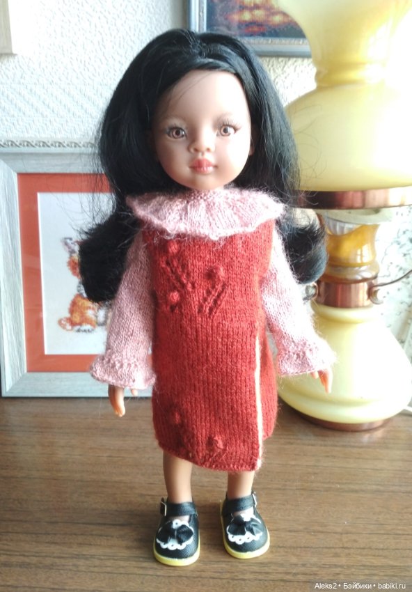 Вязанная одежда для куклы Paola Reina (фото 8)