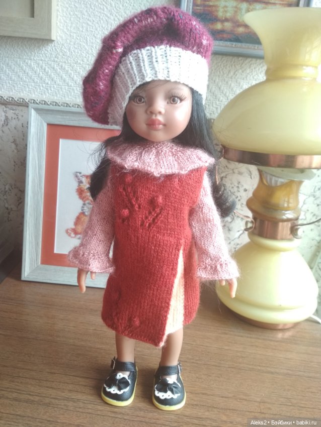 Вязанная одежда для куклы Paola Reina (фото 9)