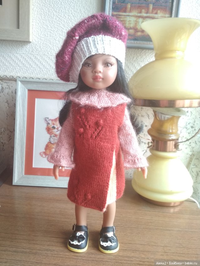 Вязанная одежда для куклы Paola Reina (фото 10)