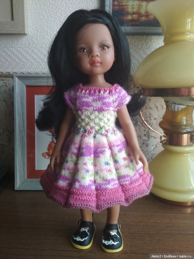 Вязанная одежда для куклы Paola Reina (фото 4)