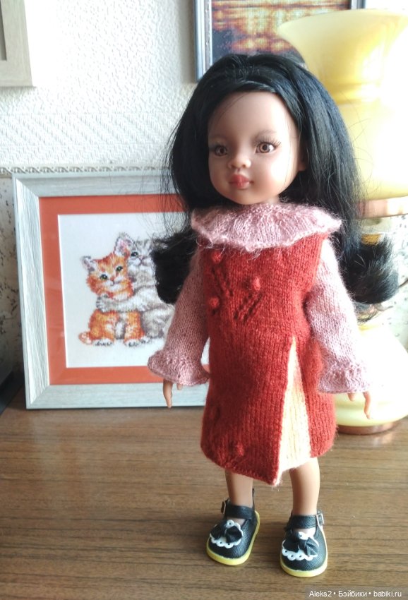 Вязанная одежда для куклы Paola Reina (фото 7)
