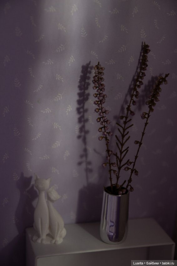 Лавандовая комната — Румбоксы и кукольные интерьеры: фото