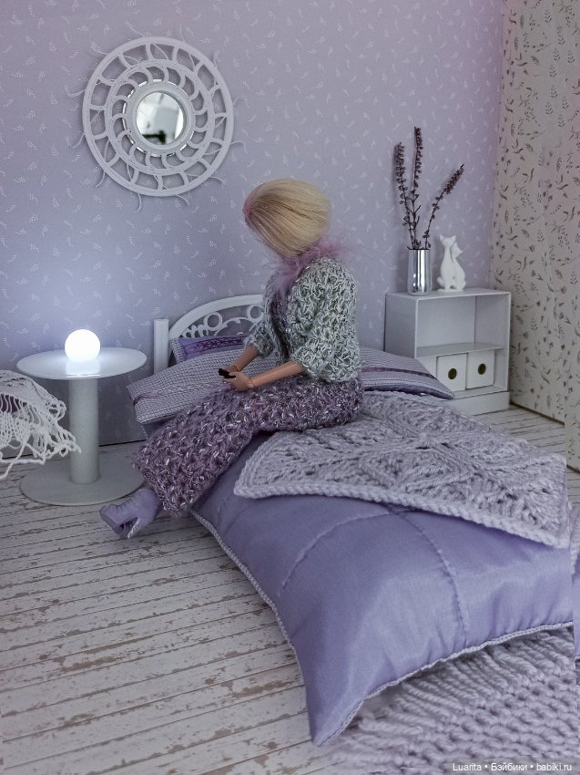Лавандовая комната — Румбоксы и кукольные интерьеры: фото