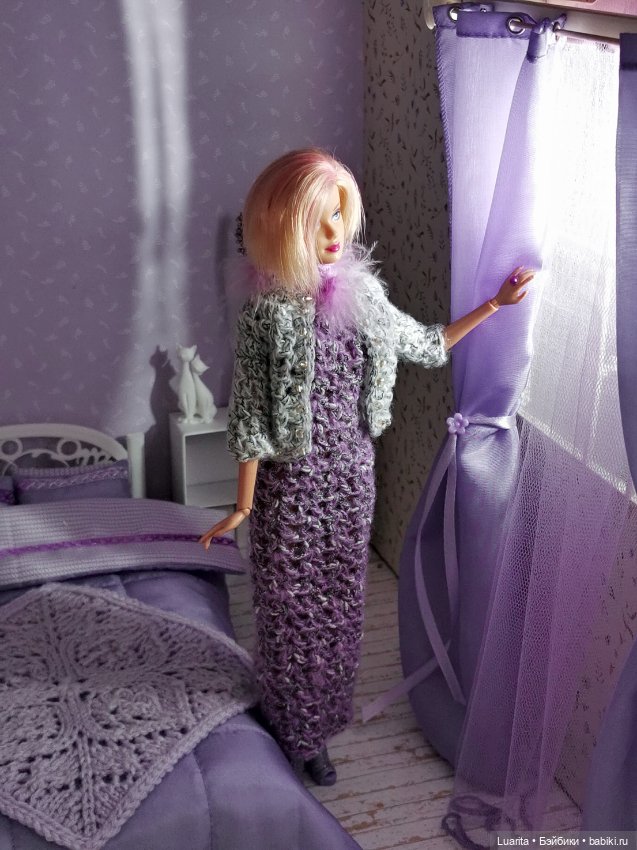 Лавандовая комната — Румбоксы и кукольные интерьеры: фото