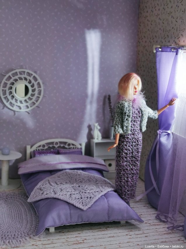 Лавандовая комната — Румбоксы и кукольные интерьеры: фото