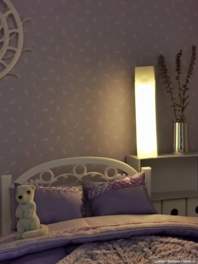 Лавандовая комната — Румбоксы и кукольные интерьеры: фото