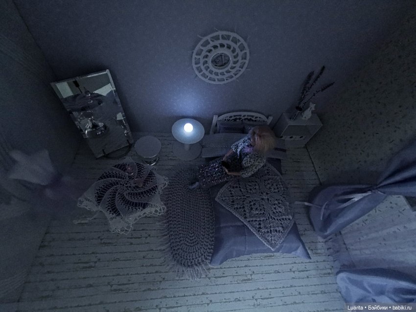 Лавандовая комната — Румбоксы и кукольные интерьеры: фото