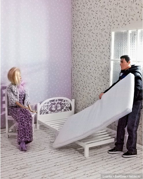 Лавандовая комната — Румбоксы и кукольные интерьеры: фото (фото 4)