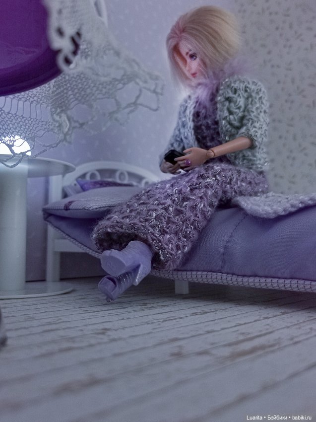 Лавандовая комната — Румбоксы и кукольные интерьеры: фото