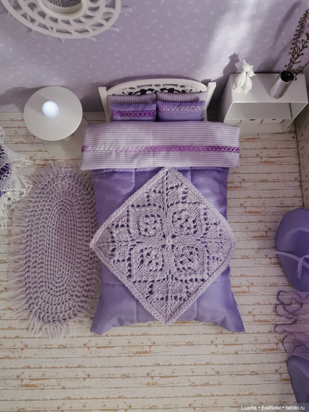 Лавандовая комната — Румбоксы и кукольные интерьеры: фото