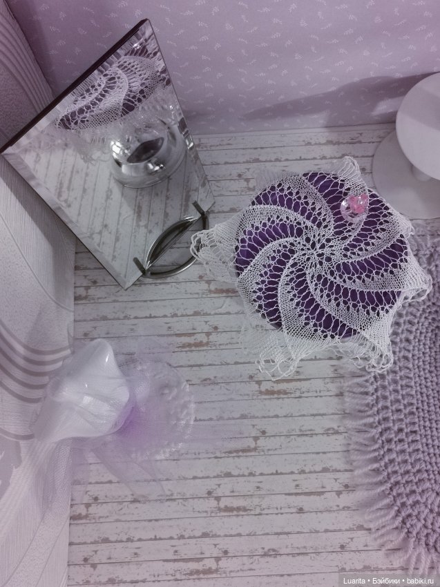 Лавандовая комната — Румбоксы и кукольные интерьеры: фото