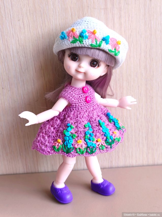 Комплект "Дивный Сад" с вышивкой для баболи ростом 15-16 см (фото 2)