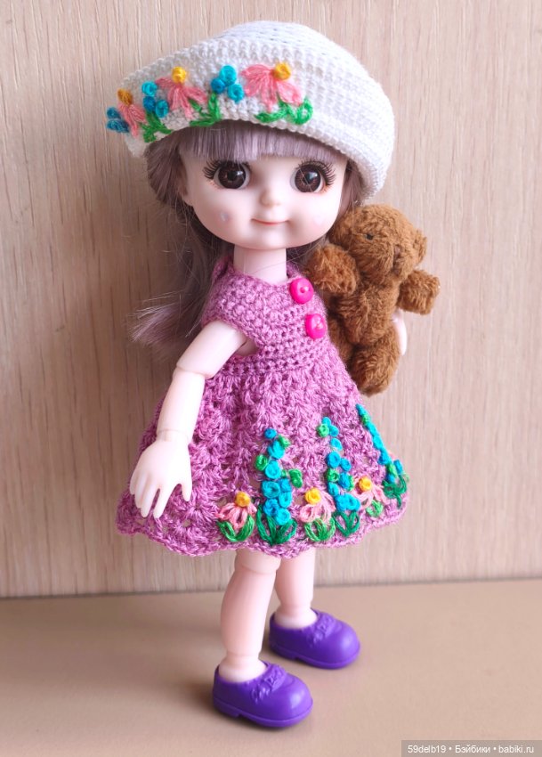 Комплект "Дивный Сад" с вышивкой для баболи ростом 15-16 см (фото 5)