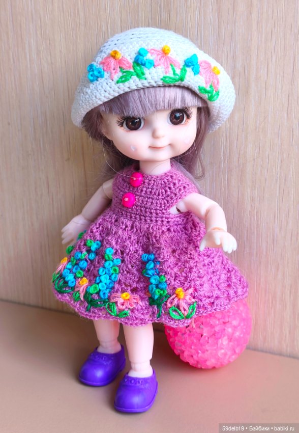 Комплект "Дивный Сад" с вышивкой для баболи ростом 15-16 см (фото 7)