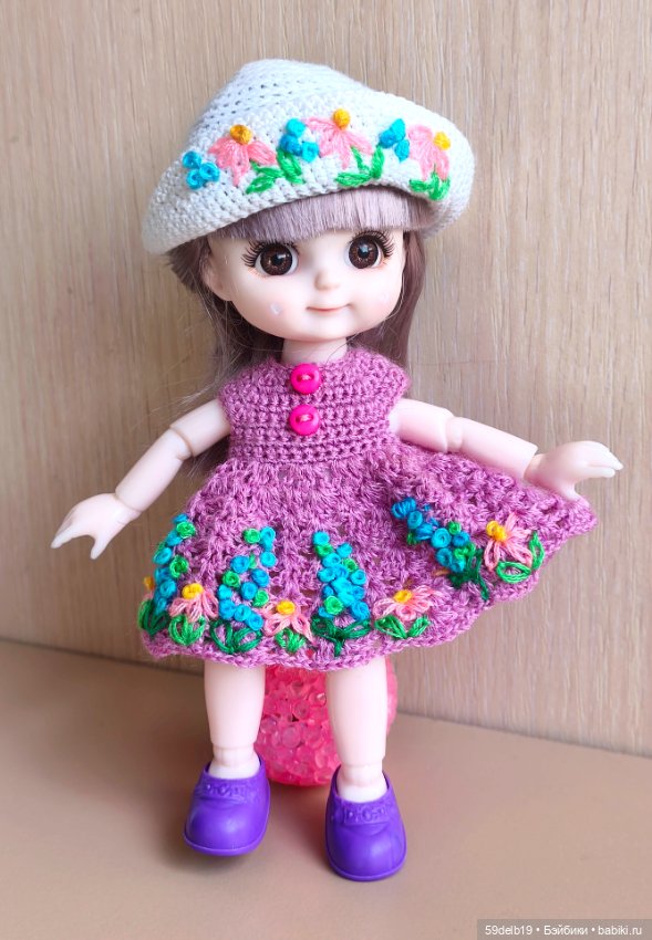 Комплект "Дивный Сад" с вышивкой для баболи ростом 15-16 см (фото 6)