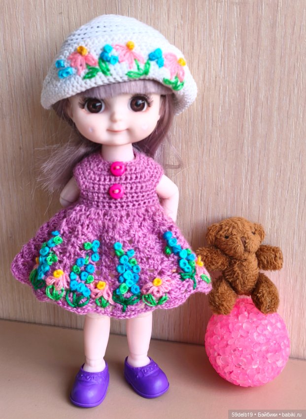 Комплект "Дивный Сад" с вышивкой для баболи ростом 15-16 см (фото 10)