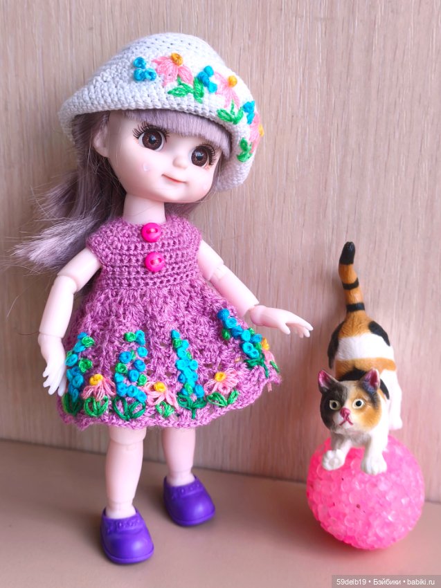 Комплект "Дивный Сад" с вышивкой для баболи ростом 15-16 см (фото 8)