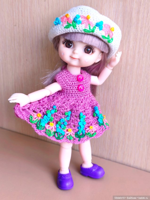 Комплект "Дивный Сад" с вышивкой для баболи ростом 15-16 см (фото 4)