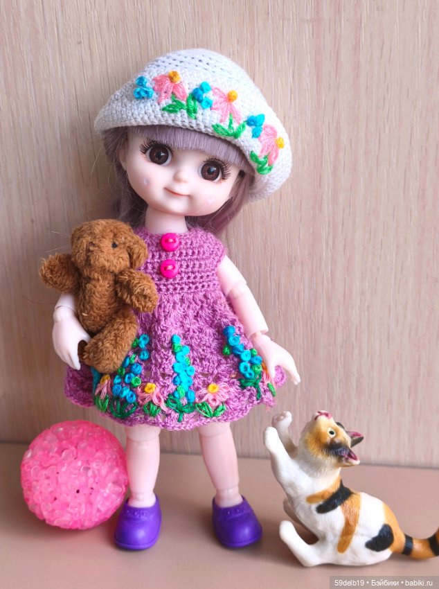 Комплект "Дивный Сад" с вышивкой для баболи ростом 15-16 см (фото 9)