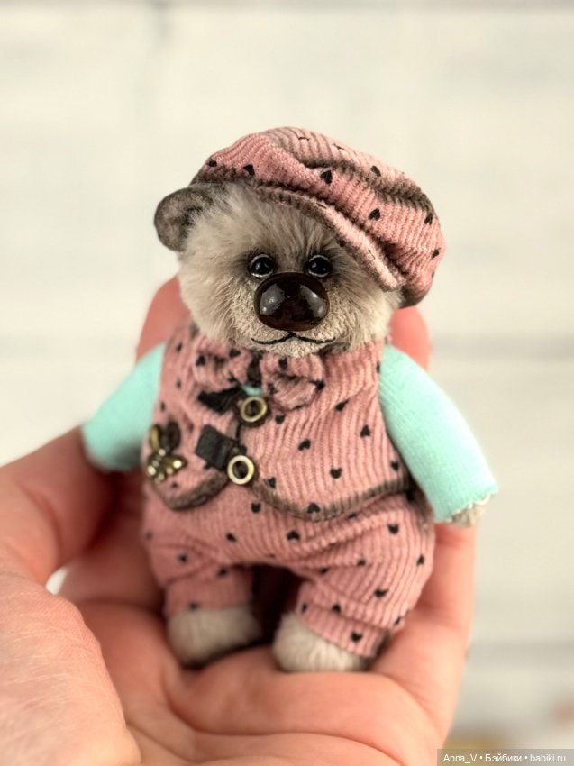 Тедди мишка Влад — Авторские мишки Тедди и друзья: фото (фото 4)