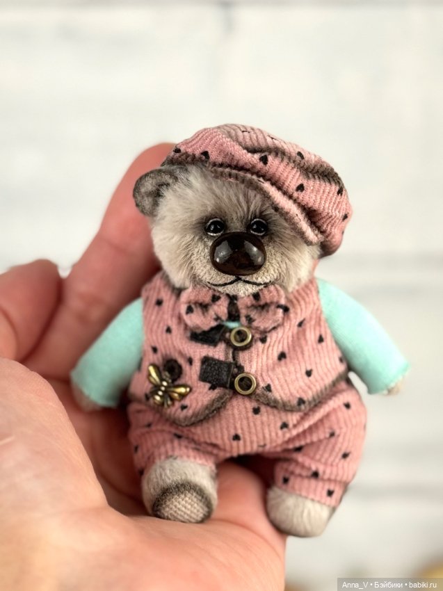 Тедди мишка Влад — Авторские мишки Тедди и друзья: фото (фото 3)