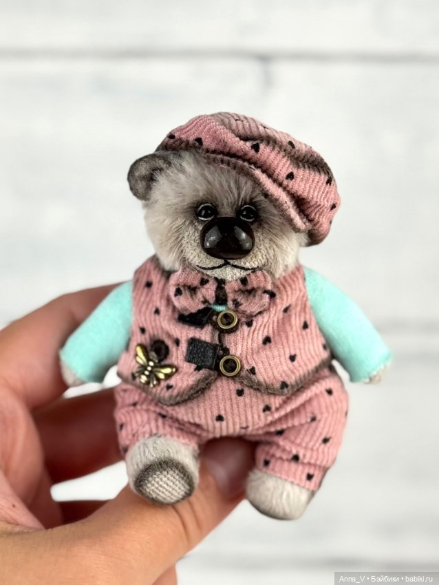 Тедди мишка Влад — Авторские мишки Тедди и друзья: фото (фото 2)