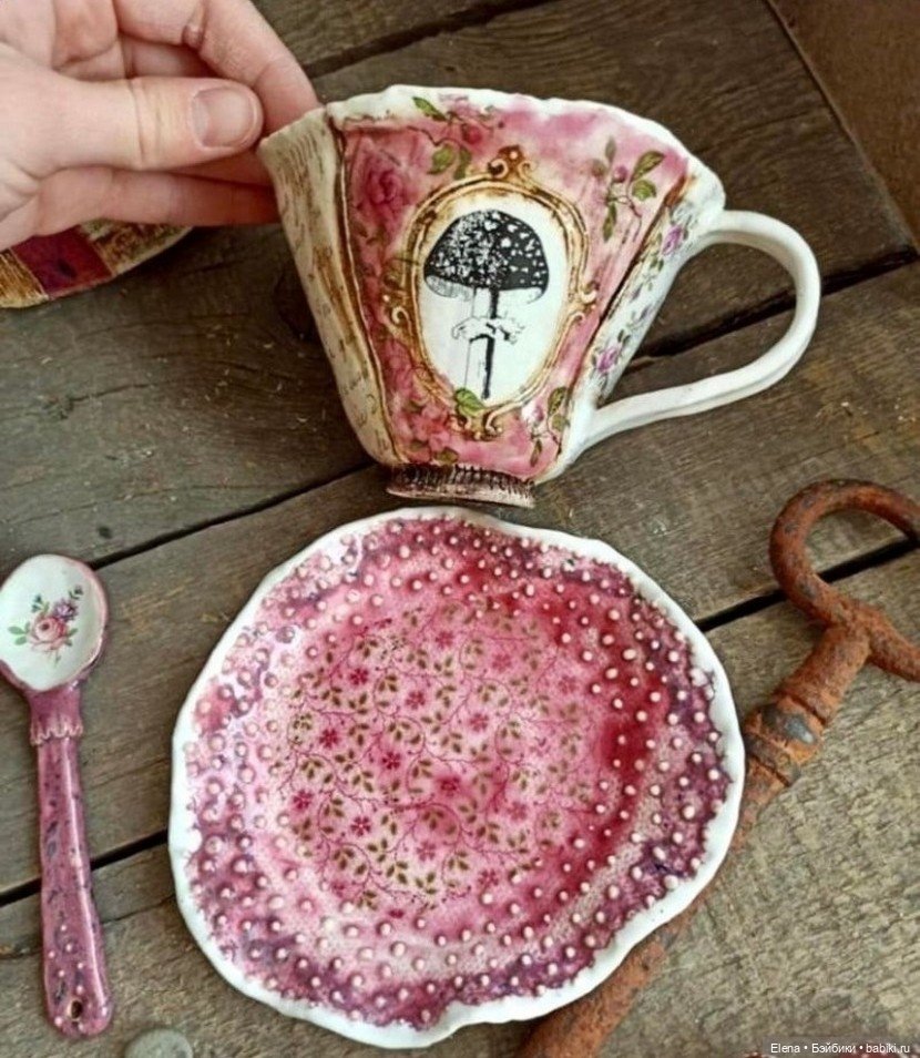 Волшебные мухоморчики ручной работы Валентины Фадеевой, ceramictales (фото 7)