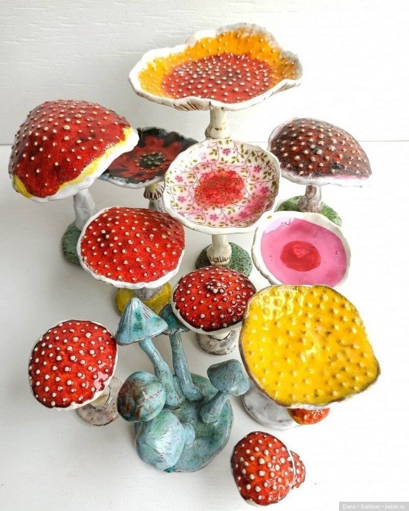 Волшебные мухоморчики ручной работы Валентины Фадеевой, ceramictales (фото 5)