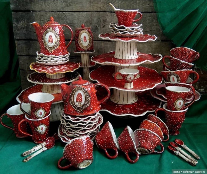 Волшебные мухоморчики ручной работы Валентины Фадеевой, ceramictales (фото 4)