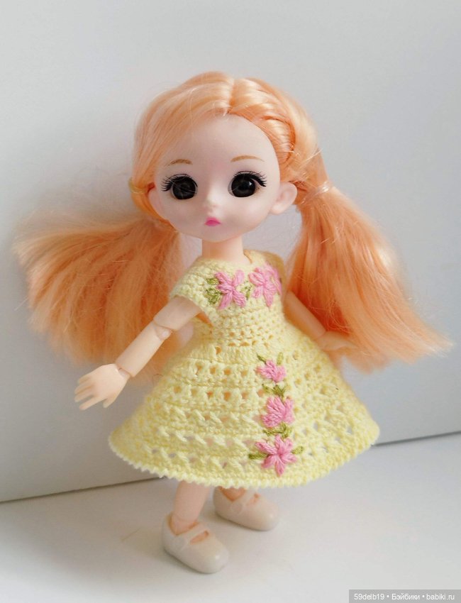 Платье с вышивкой "рококо" для малышки Ириски (фото 4)