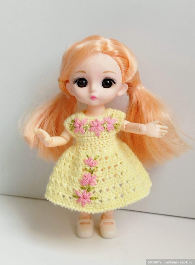 Платье с вышивкой "рококо" для малышки Ириски (фото 3)