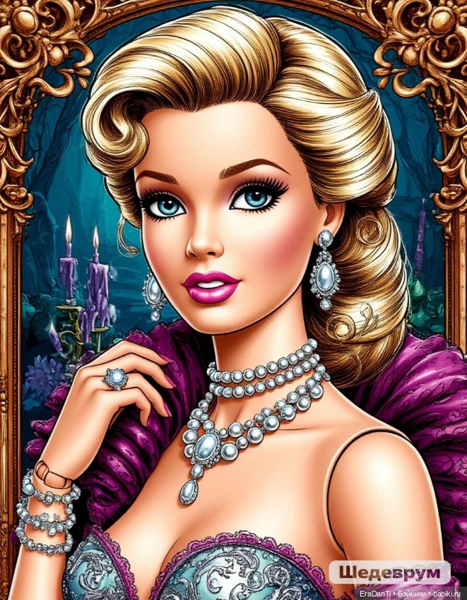 Рисунки в стиле Барби (нейросеть) (фото 7)
