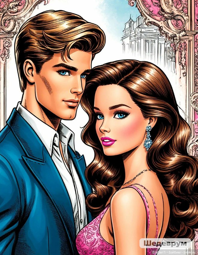 Рисунки в стиле Барби (нейросеть) (фото 5)