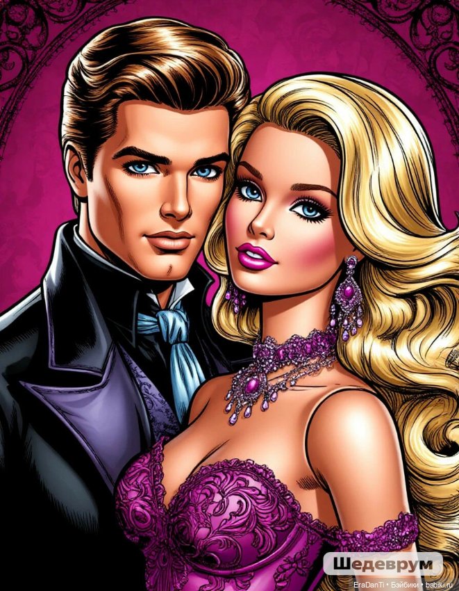 Рисунки в стиле Барби (нейросеть) (фото 3)