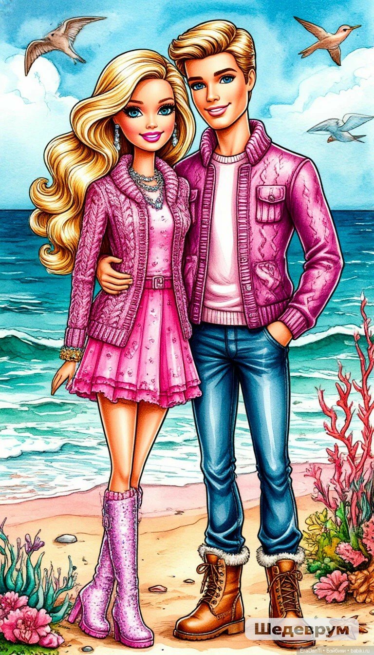 Рисунки в стиле Барби (нейросеть) (фото 10)