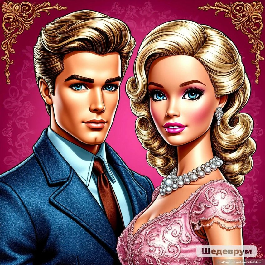 Рисунки в стиле Барби (нейросеть) (фото 8)