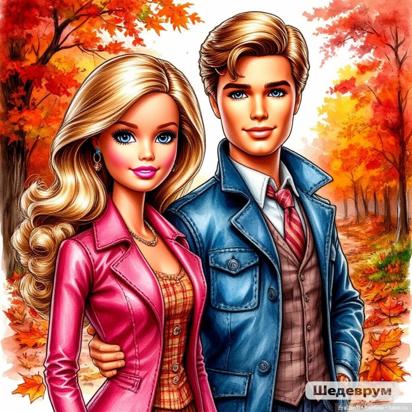 Рисунки в стиле Барби (нейросеть) (фото 9)