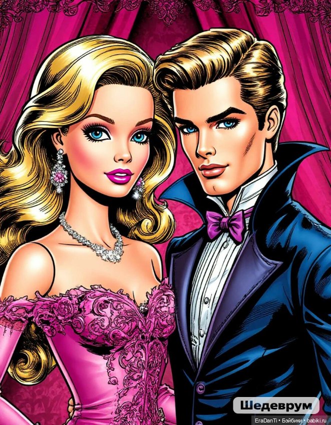 Рисунки в стиле Барби (нейросеть) (фото 2)