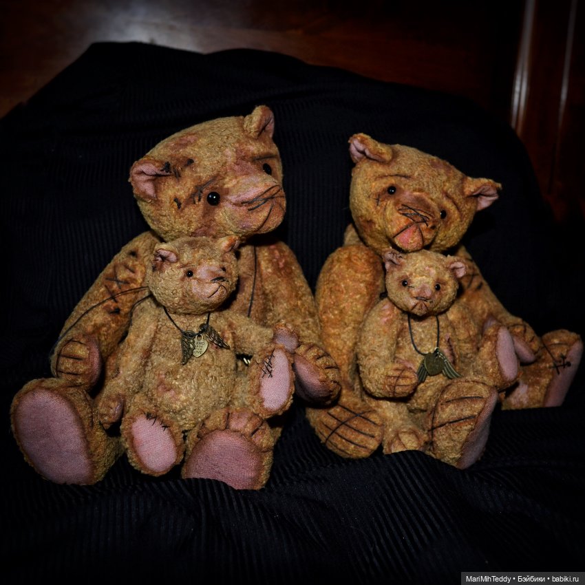 Квартет медведей — Авторские мишки Тедди и друзья: фото (фото 2)