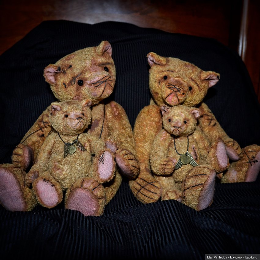 Квартет медведей — Авторские мишки Тедди и друзья: фото (фото 4)