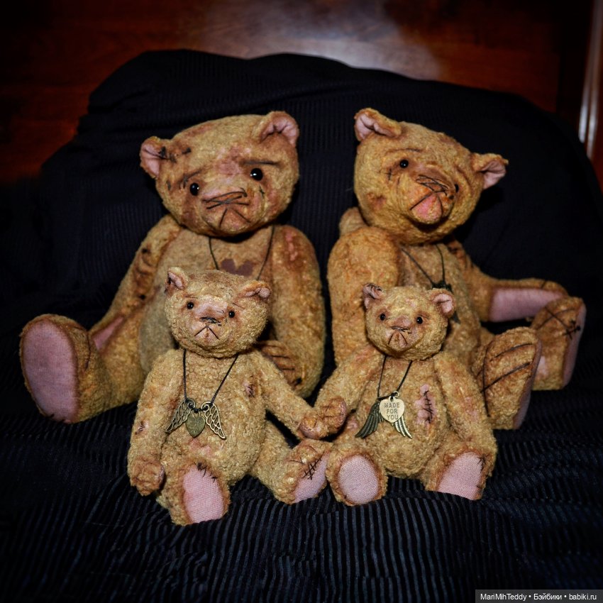 Квартет медведей — Авторские мишки Тедди и друзья: фото (фото 5)